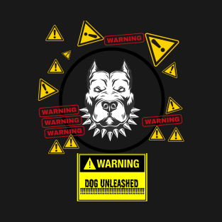 Guard dog WARNING cool print tshirt T-Shirt