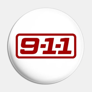 9-1-1 on FOX logo Pin