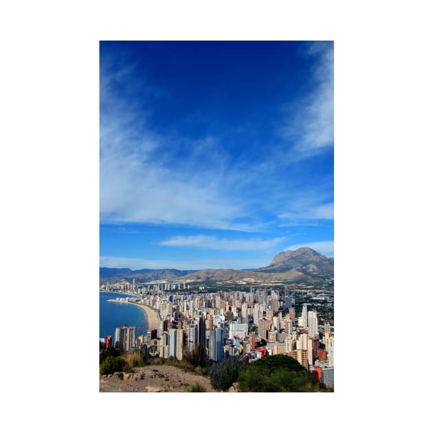 Benidorm Skyline Cityscape Costa Blanca Spain by AndyEvansPhotos