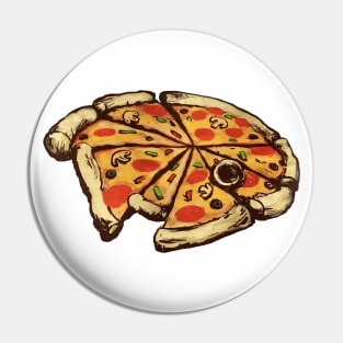 Pizza Freighter Pin