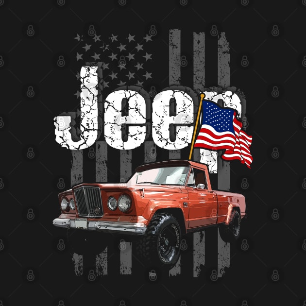 FSJ Gladiator Truck Jeepcar JEEP Flag by alex77alves