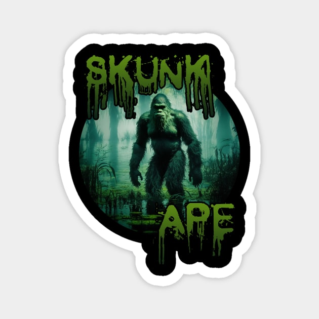 Skunk Ape Magnet by Dead Is Not The End