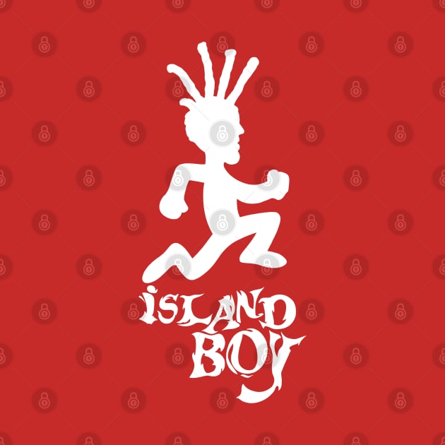 Island Boy (white print) by TommyVision