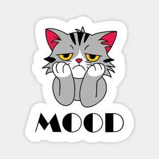 Sad Bored Tired Mood Depression Vibes Magnet
