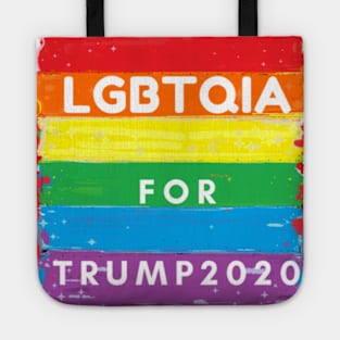 LGBTQIA FOR TRUMP 2020 Mug, Pin, Sticker Tote