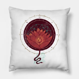 Red Lotus Pillow