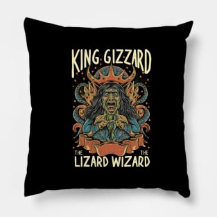 Lizard Wizard's Time Warp Pillow