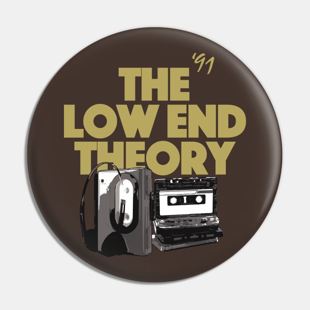 Low End Hip Hop Pin by funandgames