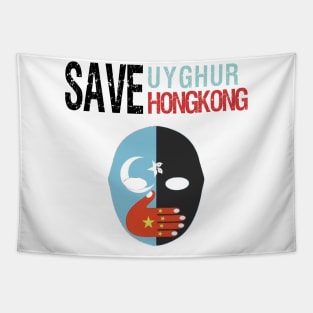 save uyghur and hongkong Tapestry