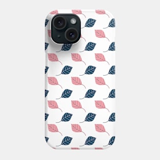 Darkblue Pink Pastel Color Flower Pattern Phone Case