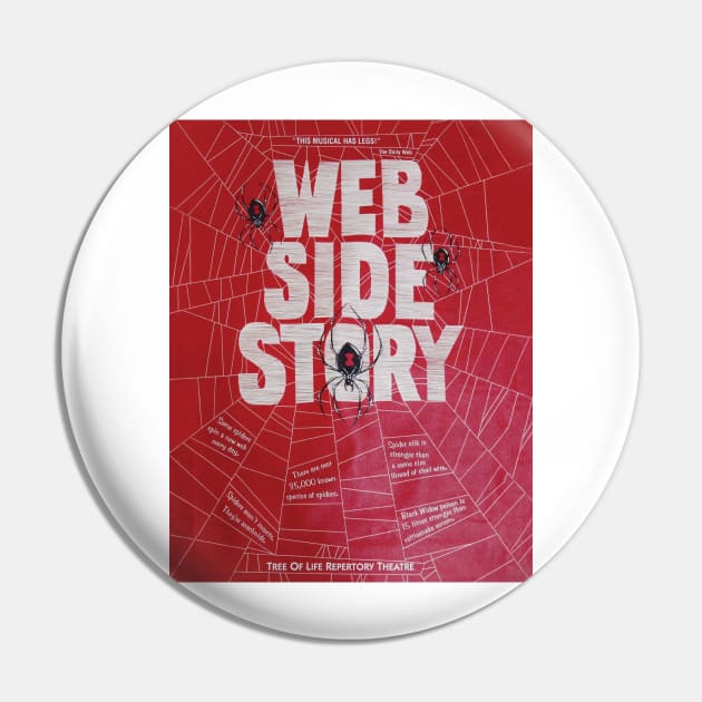 It’s Tough to be a Bug - Web Side Story Poster Pin by Xanderlee7