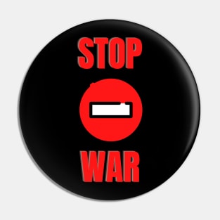 Stop War Pin