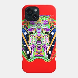 neon monster of hell and space ecopop Phone Case