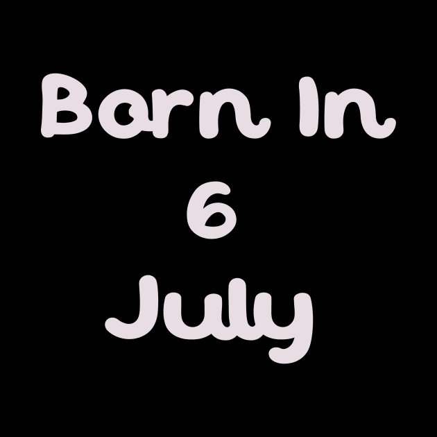 Born In 6 July by Fandie