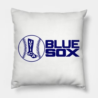 Defunct Utica Blue Sox Baseball Pillow