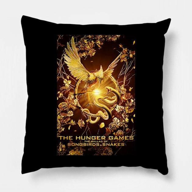 The Hunger Games - The Ballad of Songbirds & Snakes Pillow by SecretGem