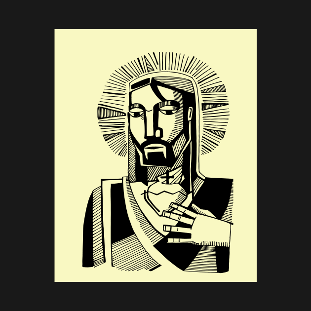 Jesus Christ illustration by bernardojbp