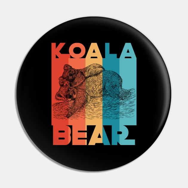 Australia Marsupial Animal Koala Bear Pin by shirtsyoulike