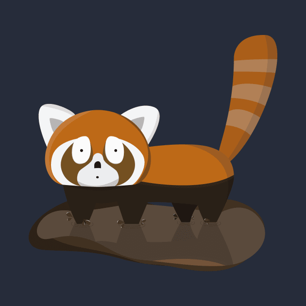 Dirty Lesser Panda by degdesign