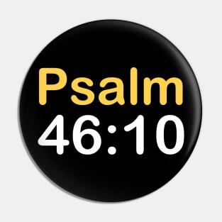 Psalm 46: 10 Pin