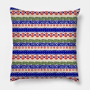 Bolesławiec pottery seamless pattern Pillow