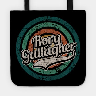 Rory Gallagher // Retro Circle Crack Vintage Tote