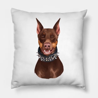 Animal dog bp doberman domestic cute pet Pillow