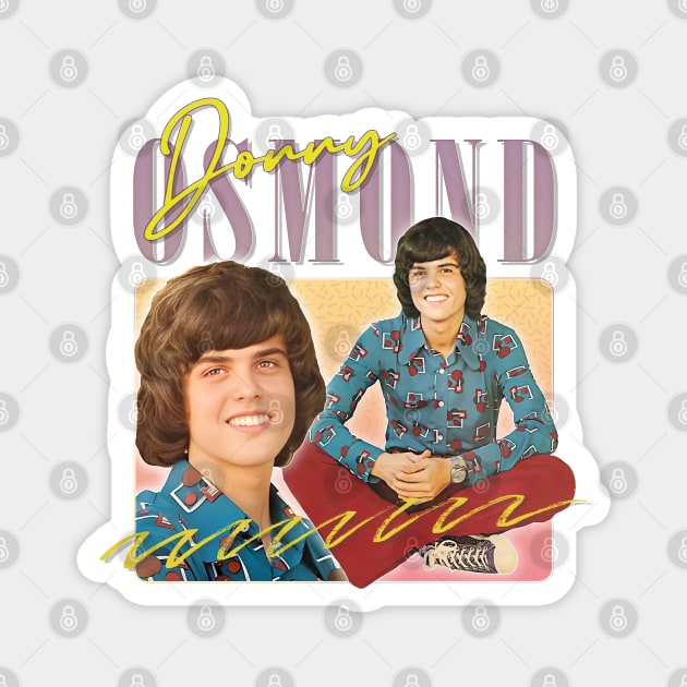 Donny Osmond / Retro 70s Aesthetic Fan Design Magnet by DankFutura