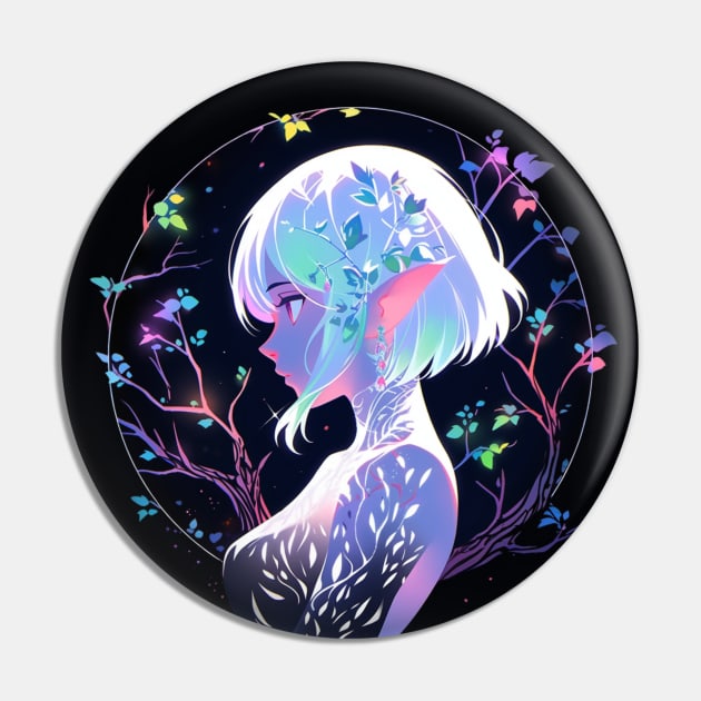 Glowing Goddess of Forest Pin by DarkSideRunners