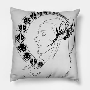 elvenking (black) Pillow