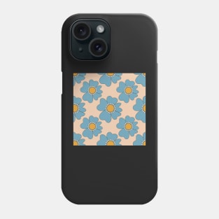 70's floral design pattern Phone Case