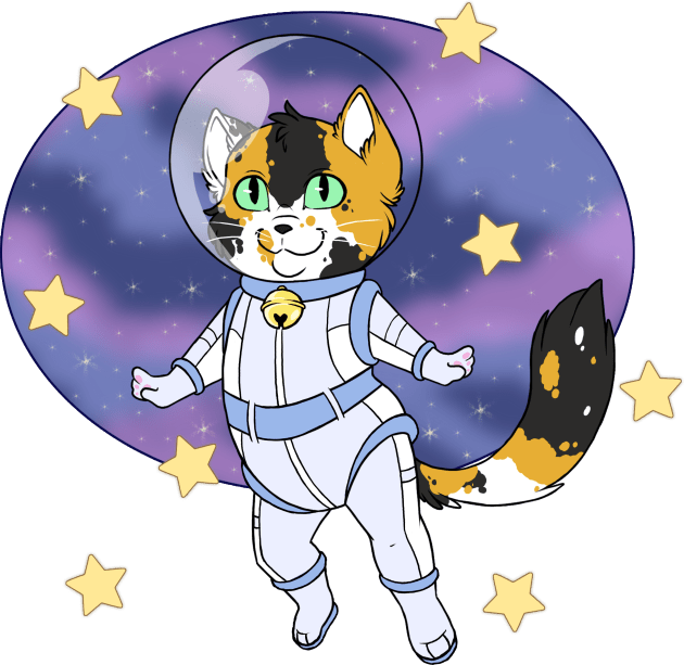 Calicos In Space Kids T-Shirt by IttyBittyMomo