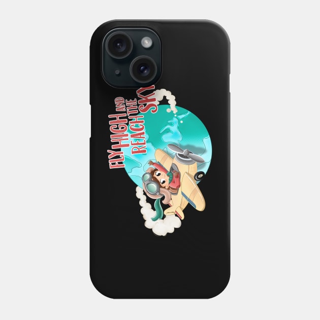 Amelia Earhart Phone Case by Dibustock