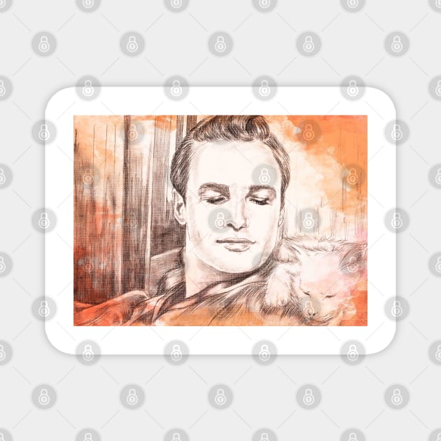 MARLON BRANDO Magnet by Svetlana Pelin