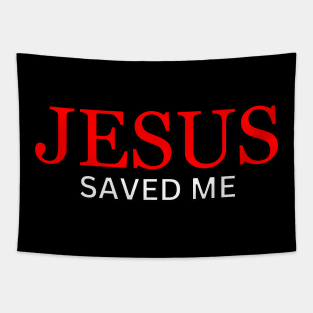Jesus Saved Me Christian Tapestry