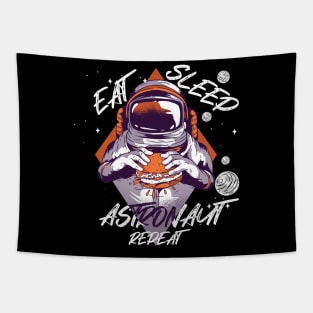 Eat Sleep Astronaut Repeat Tapestry