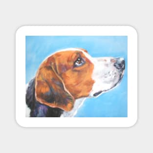 American Foxhound Fine Art Painting Magnet