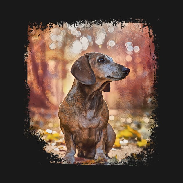 Dachshund In Evening Sunlight by PhotoArts