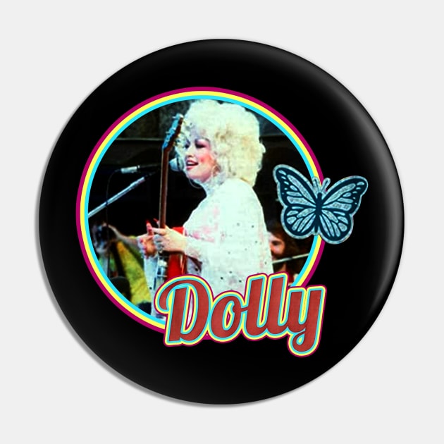 Retro dolly parton Pin by OcaSign