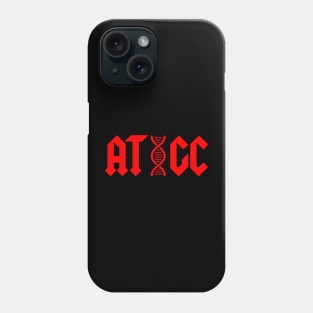 AT GC Molecular Biology DNA - Funny Science Phone Case