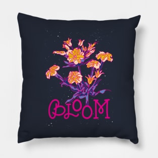 consciously blooming Pillow