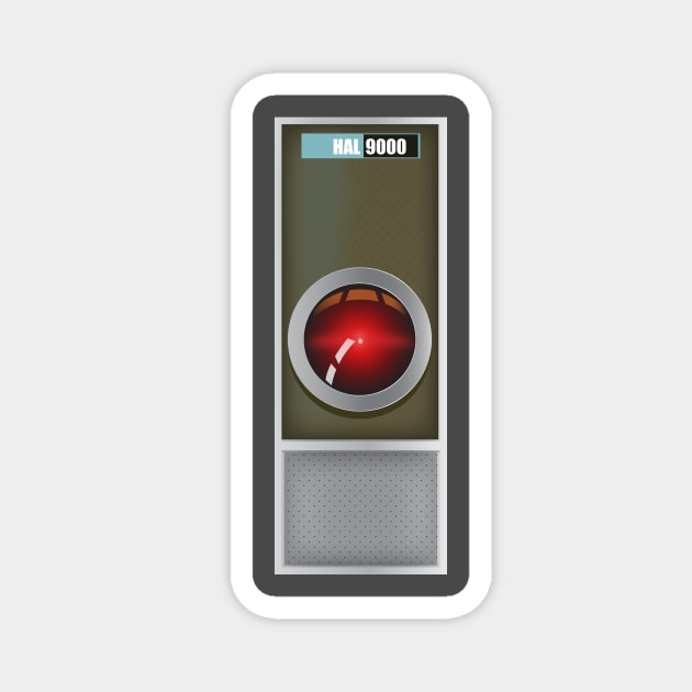 HAL 9000 Magnet by nickemporium1