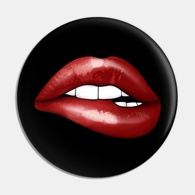 Hot lips Pin by Crostreet