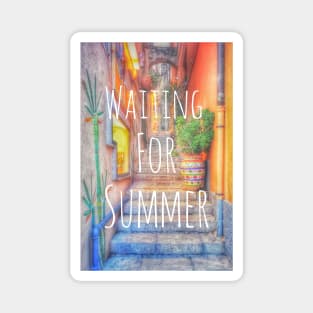 Waiting for summer Magnet