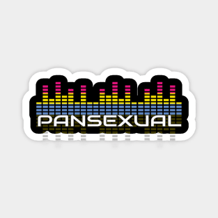 Music Equalizer Bars - Pansexual Magnet