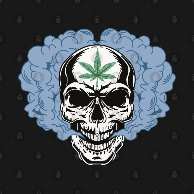 Smoking skull by LHaynes2020