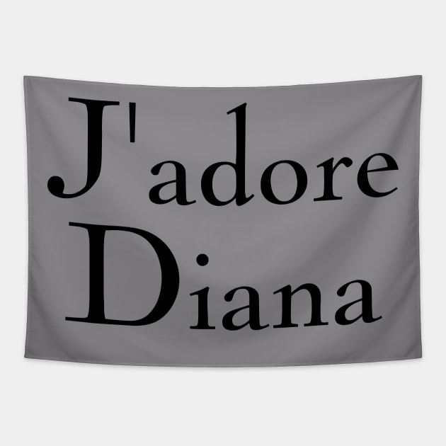 J'adore Diana Tapestry by respublica