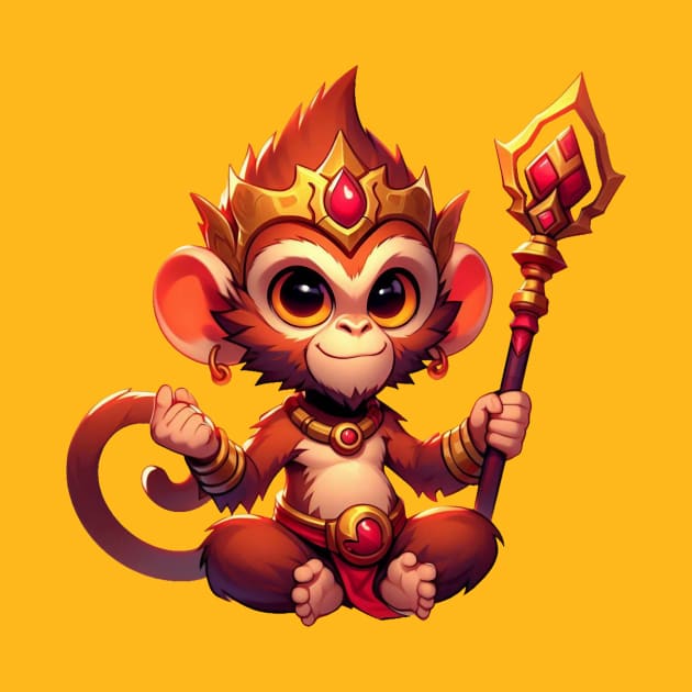 Cute Monkey King by Dmytro