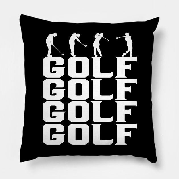 Golfers - Golfer Gift Pillow by Leonitrias Welt