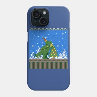 Christmas Tree Rex Dinosaur Phone Case